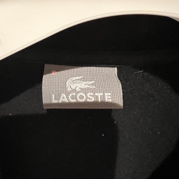 Lacoste black zip up jacket (no hood) - Picture 4 of 4